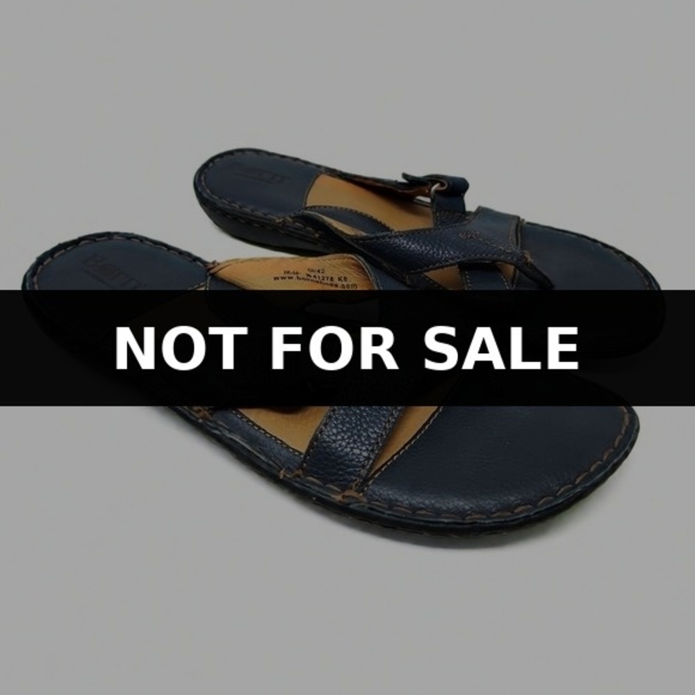Børn Pinnacle Leather Thong Sandals Size 10 US 42 EU Minimalist Beachy